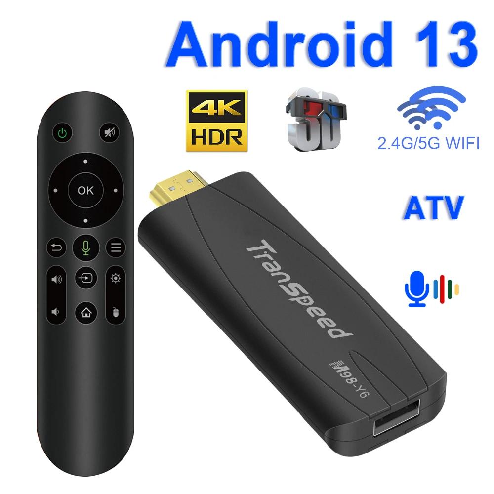 Transpeed 4K TV ƽ, ȵ̵ 13,  ATV 2.4G, 5G   ̵ ÷̾, TV ù, ޴ Ʈ OTA TF  ڽ